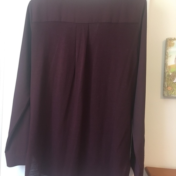 Ann Taylor mixed media tunic - Picture 3 of 4